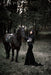 Yennefer inspired Witcher cosplay costume with black jacket and leather details