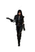 Yennefer inspired Witcher cosplay costume with black jacket and leather details