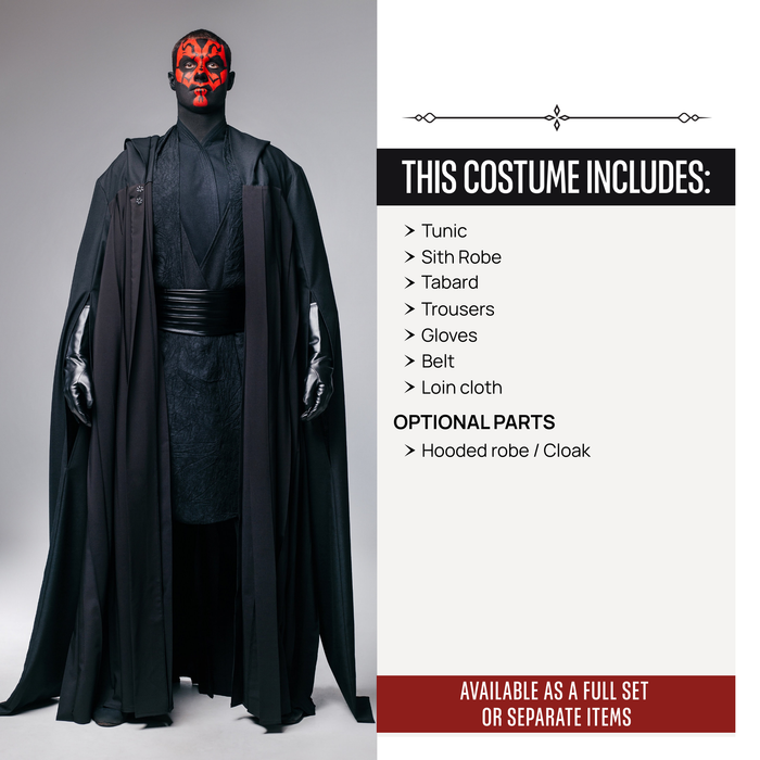 Darth Maul Cosplay Costume – Custom Tailored Sith Outfit from Star Saga