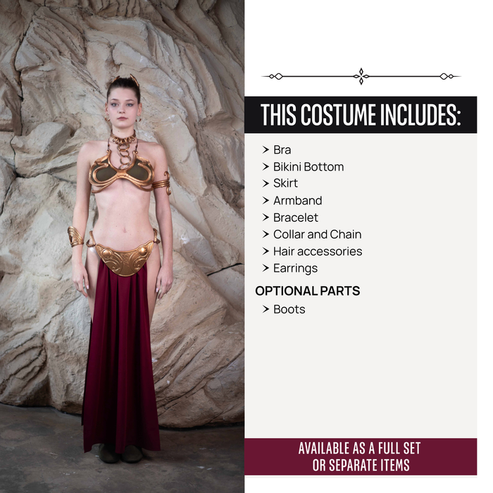 Princess Leia Slave Costume – Iconic Tatooine Outfit Cosplay