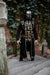 Corvo Attano inspired cosplay costume with hood mask and leather accessories