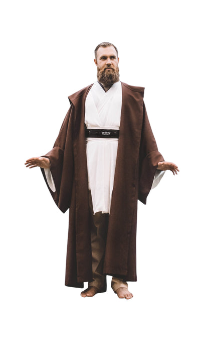 Star Saga Jedi Outfit – Tunic, Robe, Belt, and Accessories