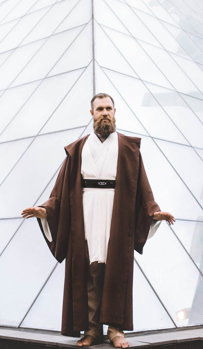 Star Saga Jedi Outfit – Tunic, Robe, Belt, and Accessories