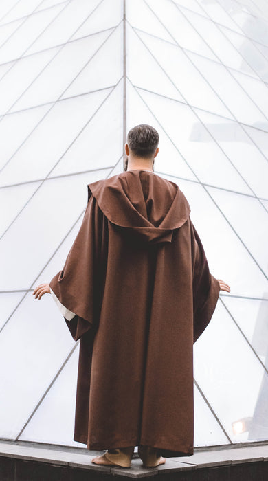 Star Saga Jedi Outfit – Tunic, Robe, Belt, and Accessories