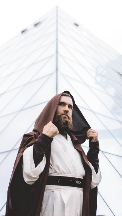 Star Saga Jedi Outfit – Tunic, Robe, Belt, and Accessories