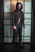 Corvo Attano inspired Dishonored cosplay costume with hood mask and leather details