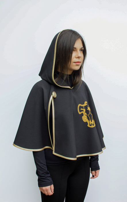 Black Bull Squad Cape – Cosplay Cape with Golden Edging
