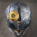 Corvo Attano inspired cosplay mask with steampunk mechanical design details