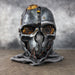 Corvo Attano inspired cosplay mask with steampunk mechanical design details