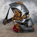 Corvo Attano inspired cosplay mask with steampunk mechanical design details