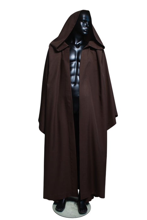 Star Saga Jedi Robe – Obi-Wan Kenobi Hooded Cosplay Cloak