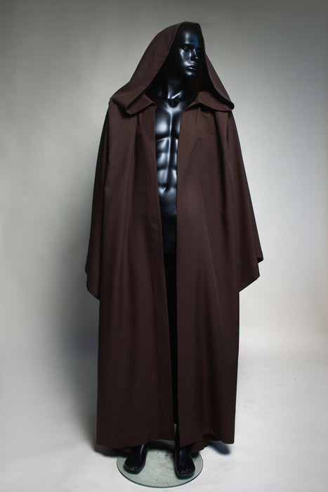 Star Saga Jedi Robe – Obi-Wan Kenobi Hooded Cosplay Cloak
