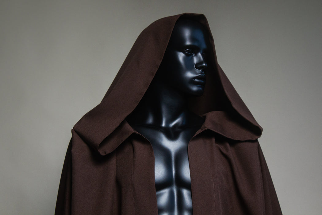Star Saga Jedi Robe – Obi-Wan Kenobi Hooded Cosplay Cloak