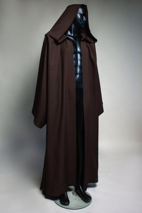 Star Saga Jedi Robe – Obi-Wan Kenobi Hooded Cosplay Cloak