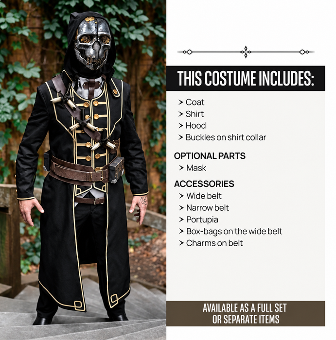 Corvo Attano Inspired Cosplay Costume from Dishonored