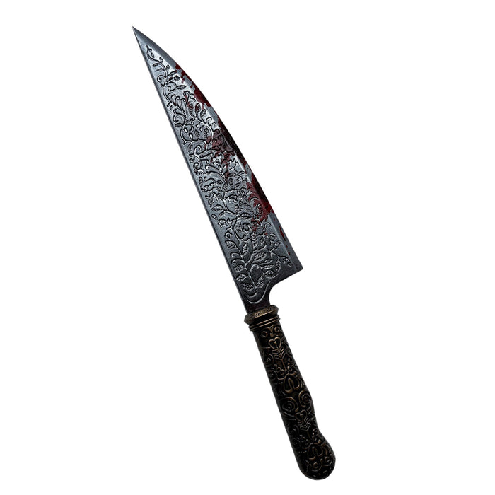 Alice Liddell inspired cosplay prop blade with dark fantasy design details