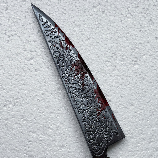Alice Liddell inspired cosplay prop blade with dark fantasy design details