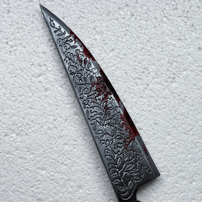 Alice Liddell inspired cosplay prop blade with dark fantasy design details