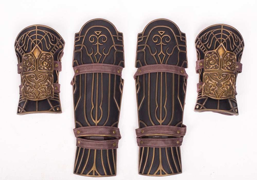 Bloodborne Hunter Armor Set – Bracers & Shin Guards Cosplay