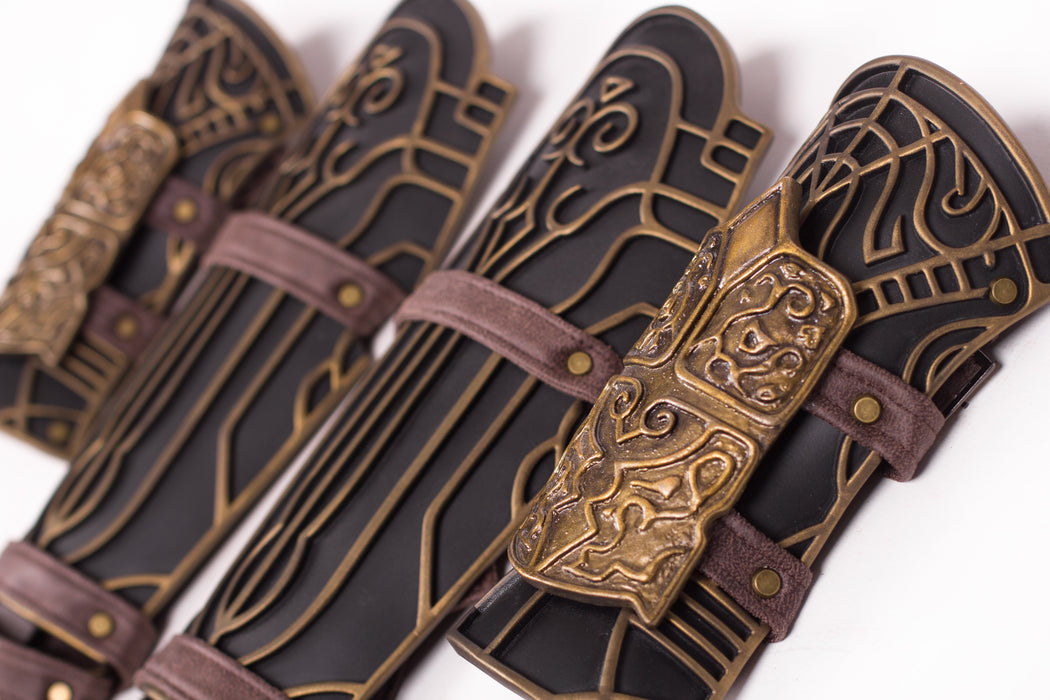 Bloodborne Hunter Armor Set – Bracers & Shin Guards Cosplay