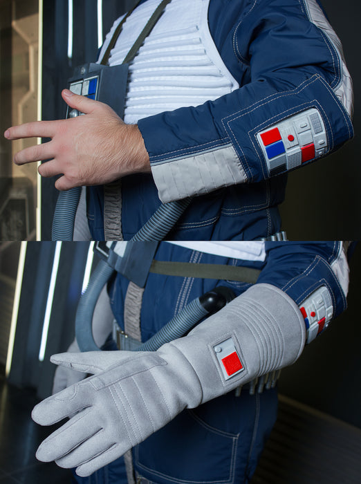 Star Saga Pilot Cosplay Costume – Blue Squadron Alliance Costume