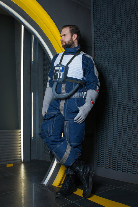 Star Saga Pilot Cosplay Costume – Blue Squadron Alliance Costume