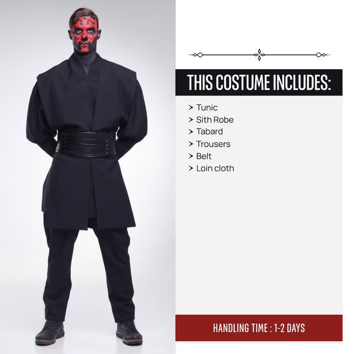 Premium Darth Maul Costume – Star Saga Sith Cosplay Set